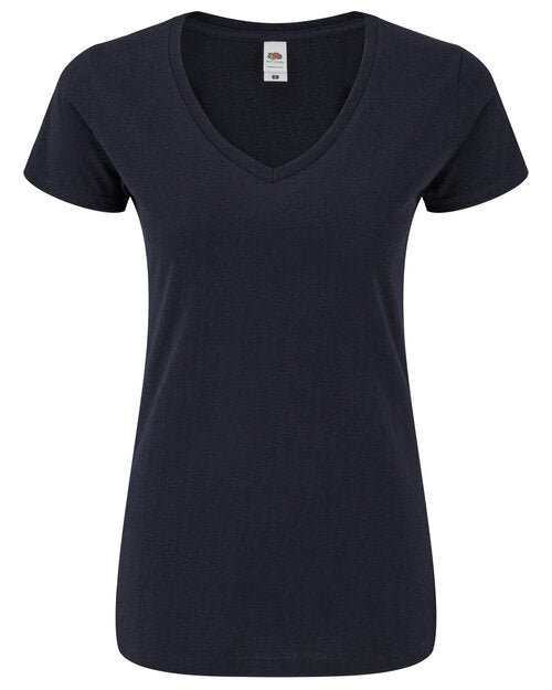 Fruit of the Loom Ladies Iconic 150 V Neck T