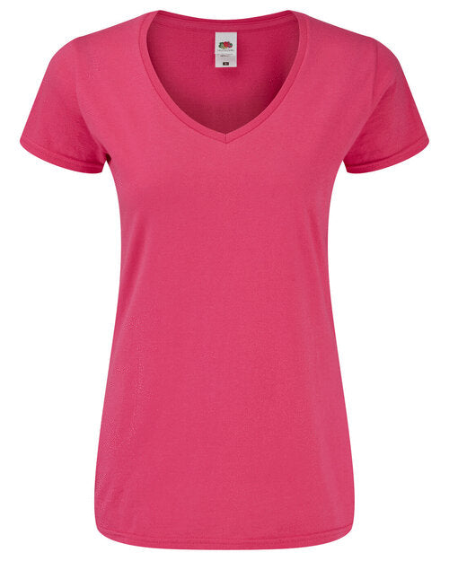 Fruit of the Loom Ladies Iconic 150 V Neck T