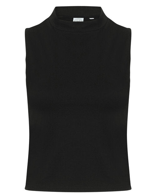 SF Clothing Ladies High Neck Crop Vest - ST170M