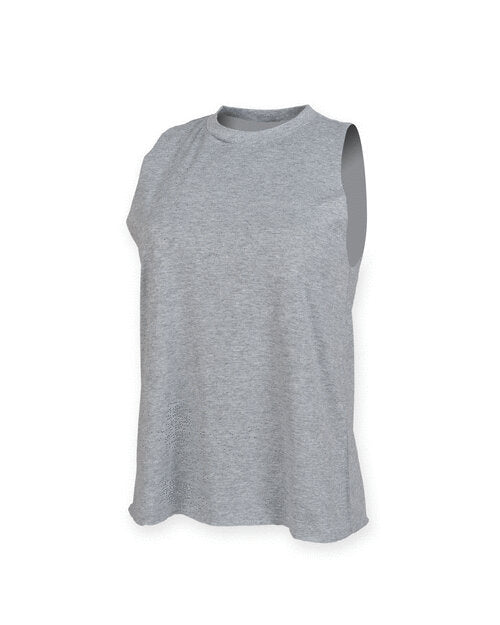 SF Clothing Ladies High Neck Slash Armhole Vest - ST232M