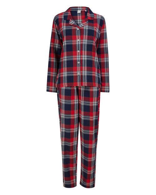 SF Clothing Womens Tartan Lounge Set - ST74M