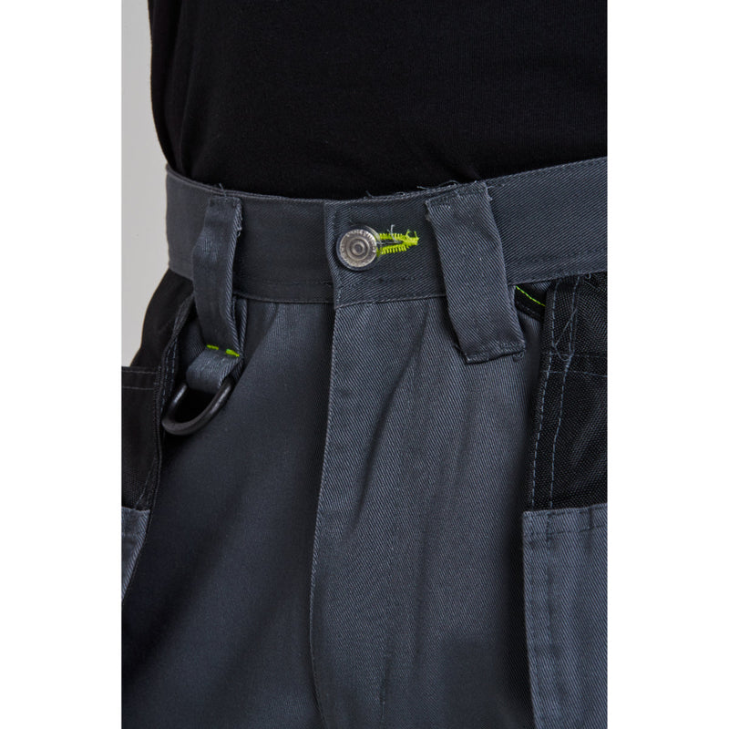 A pair of black Portwest PW3 holster work trousers