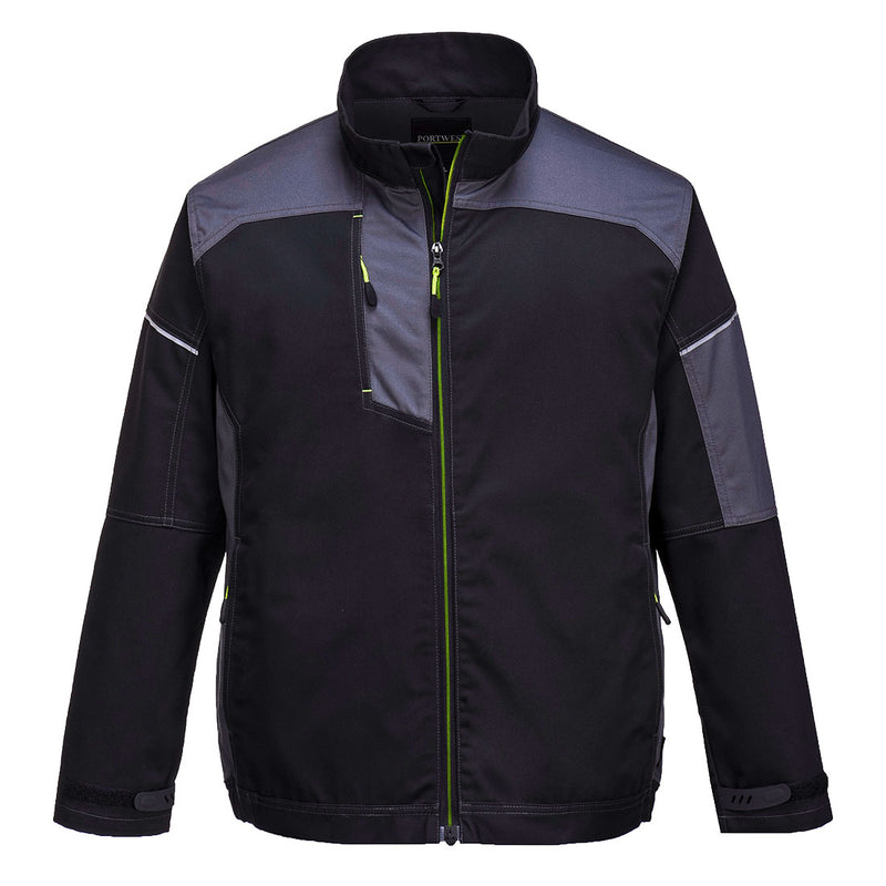 Portwest Work Jacket in a stylish blue and black design.