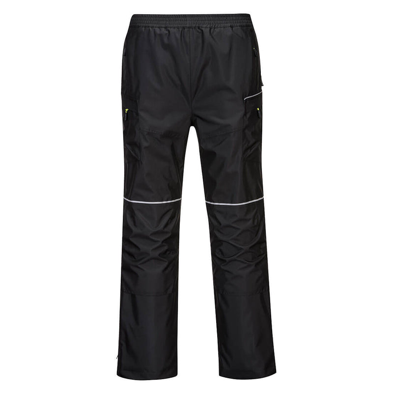 Portwest PW3 Rain Trousers in black.