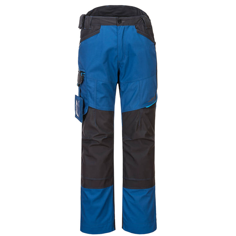 Distinctive Persian blue Portwest WX3 work trousers
