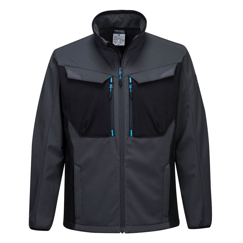 Portwest Softshell Jacket in modern metal grey.