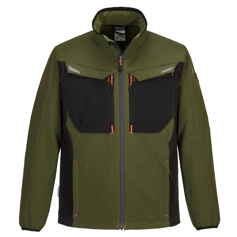 Portwest Softshell Jacket in versatile olive green.