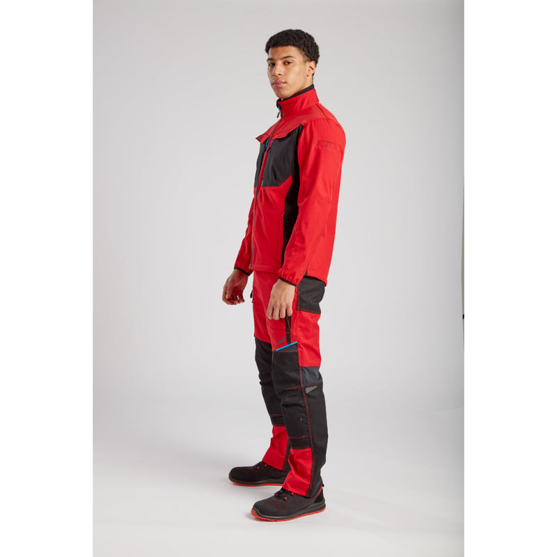 Portwest WX3 work trousers and a matching polo shirt.