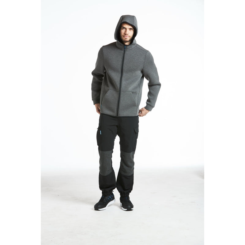 Front profile of a worker in the Portwest Technical Fleece