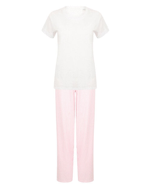 Towel City Long Pant Pj Set In A Bag - TC053M