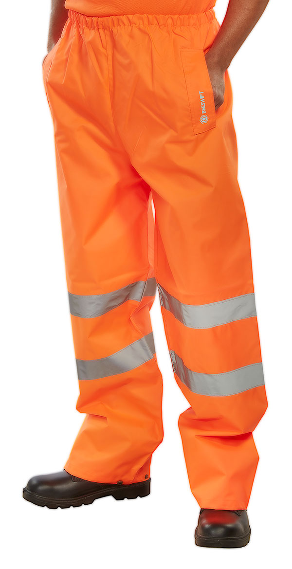 B-Seen Hi-Vis Waterproof Traffic Trousers