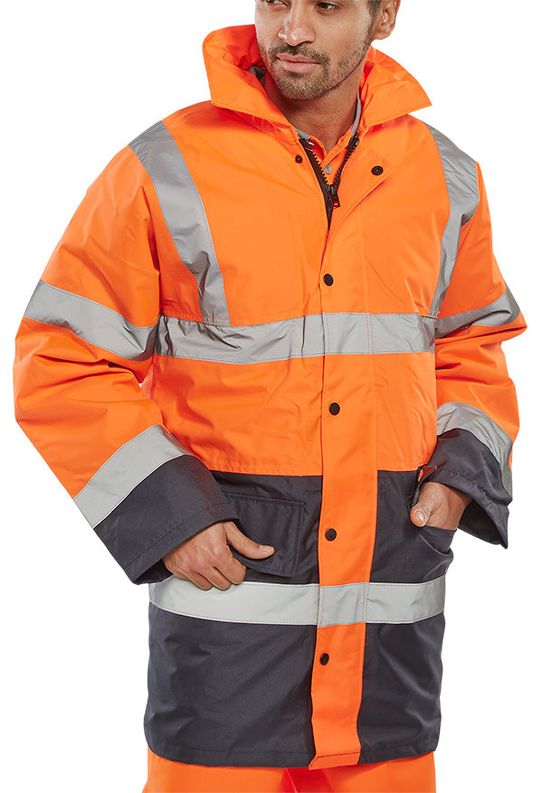 B-Seen Hi-Vis Two-Tone Traffic Jacket