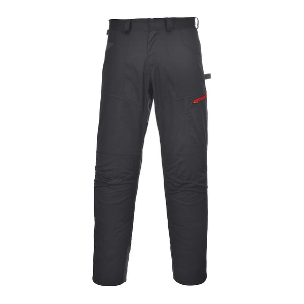 Portwest Danube black relaxed-fit work trousers