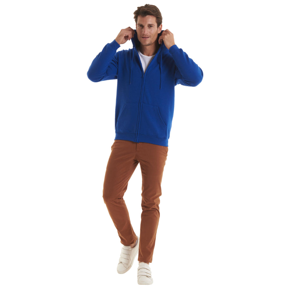 Uneek Adults Unisex Classic Full Zip Hooded Sweatshirt - UC504