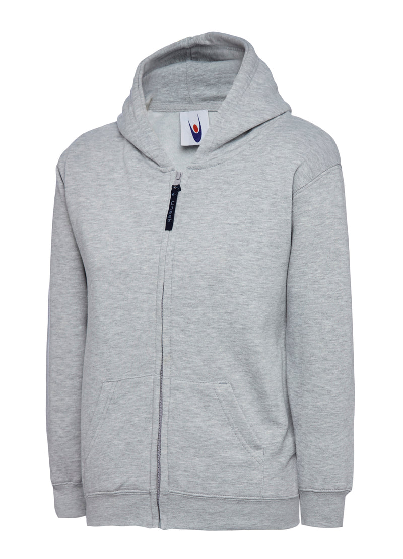 Uneek Childrens Classic Full Zip Hooded Sweatshirt - UC506