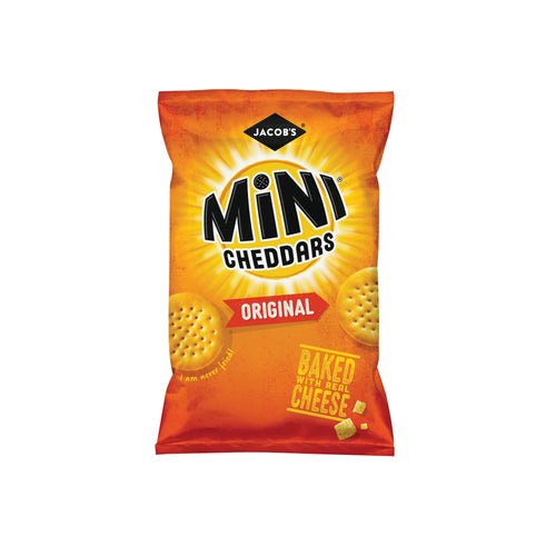 Jacobs Mini Cheddars Big Bag Original 45g – (Pack of 30)