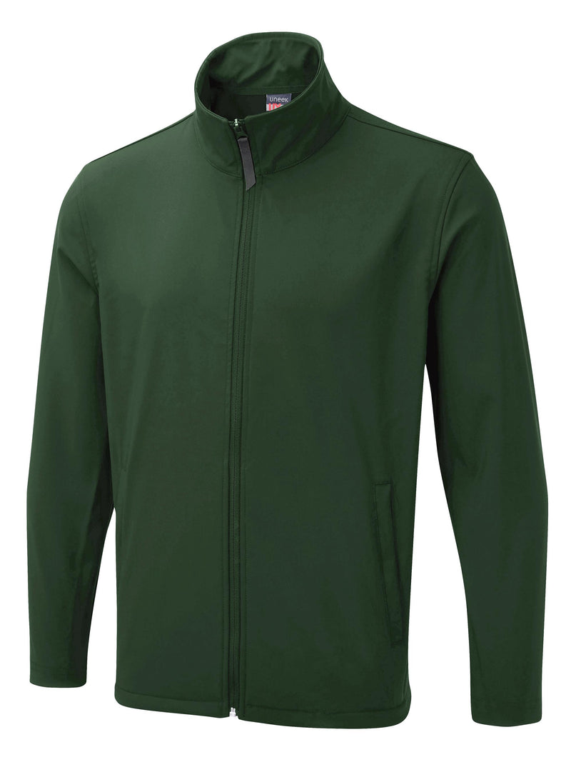 Uneek The UX Printable Soft Shell Jacket UX10 - Bottle Green