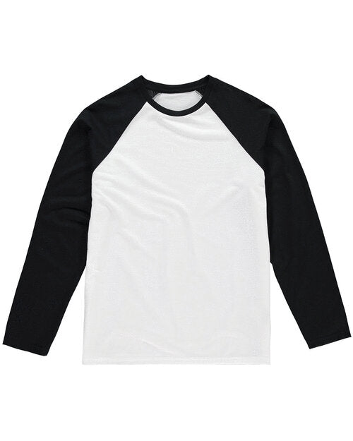 Vanilla Mens L/S Baseball Raglan - VN104M