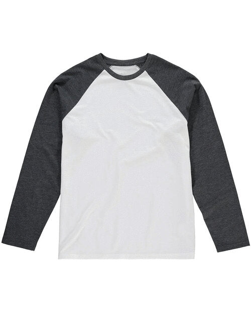 Vanilla Mens L/S Baseball Raglan - VN104M