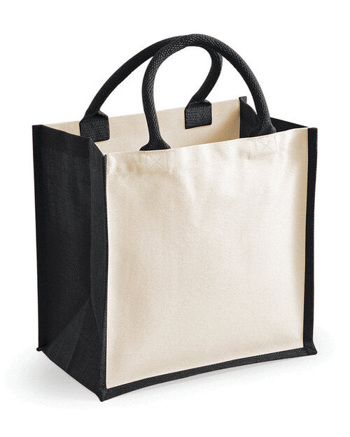 Westford Mill Printers Midi Jute Tote