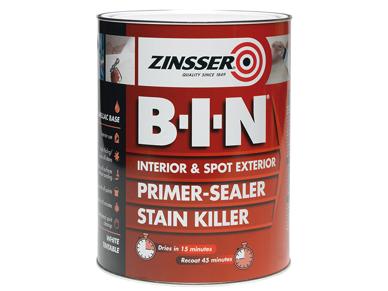 B.I.N® Primer, Sealer & Stain Killer - GRPZINBIN500
