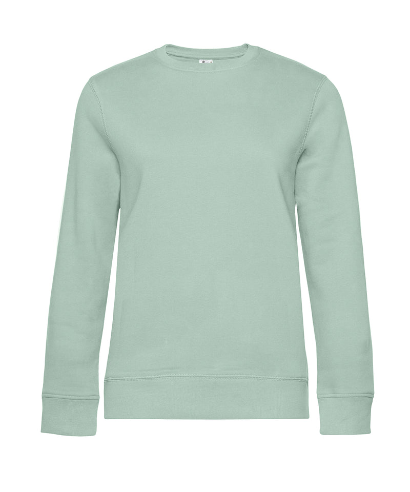 B&C Collection Queen crew neck sweatshirt B010F in aqua green