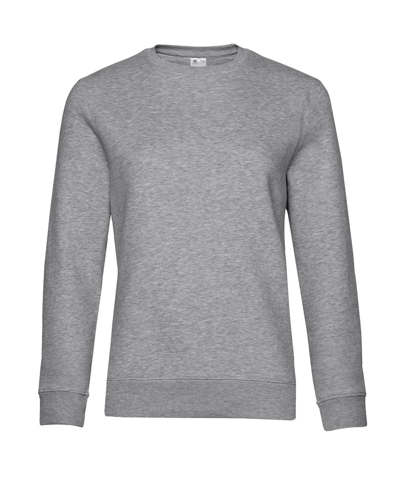 B&C Collection Queen crew neck sweatshirt B010F in heather grey