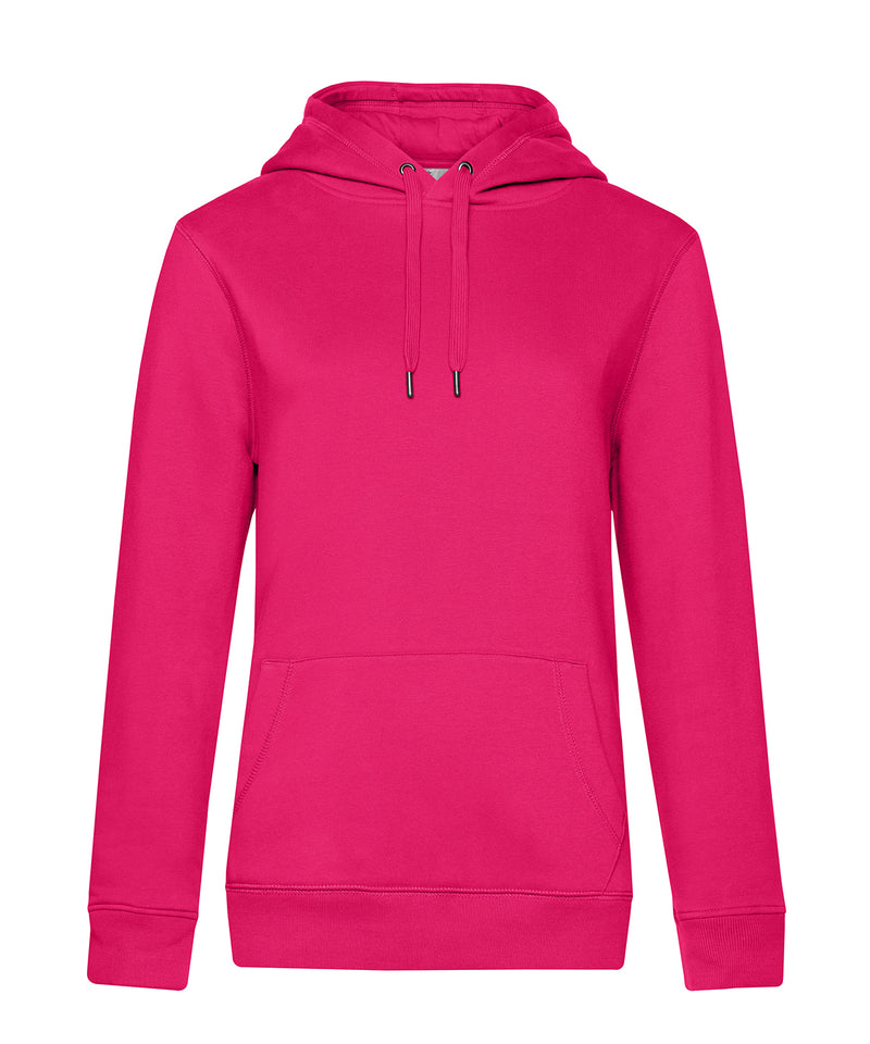 B&C Collection Queen hooded sweatshirt B011F in magenta pink