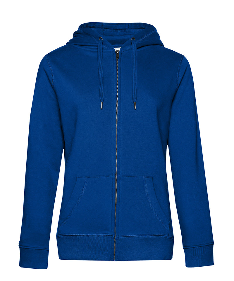 B&C Collection Queen zipped hoodie B012F in royal blue