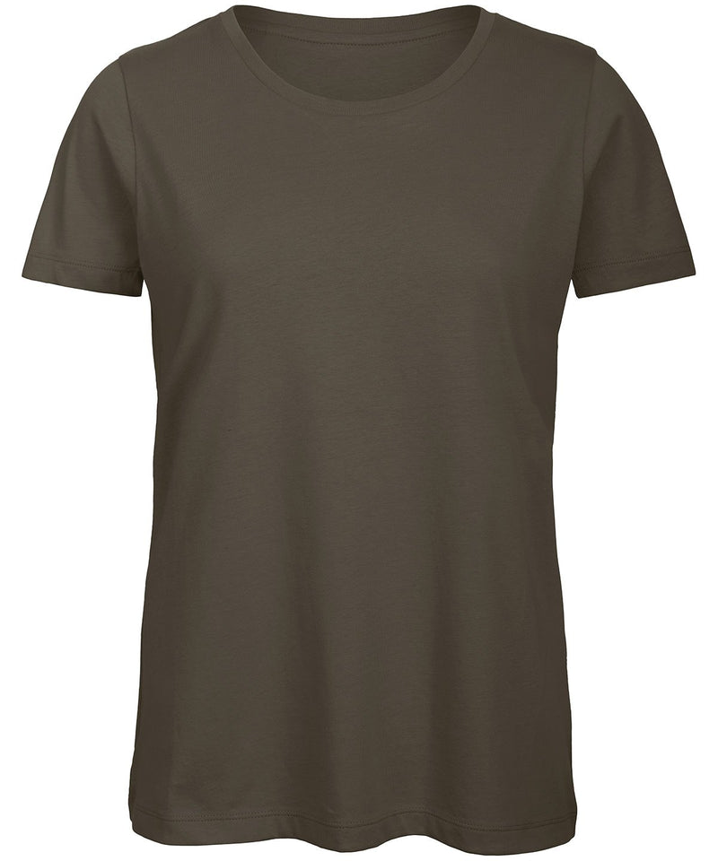 B&C Collection Inspire Womens T Shirt B118F in Khaki