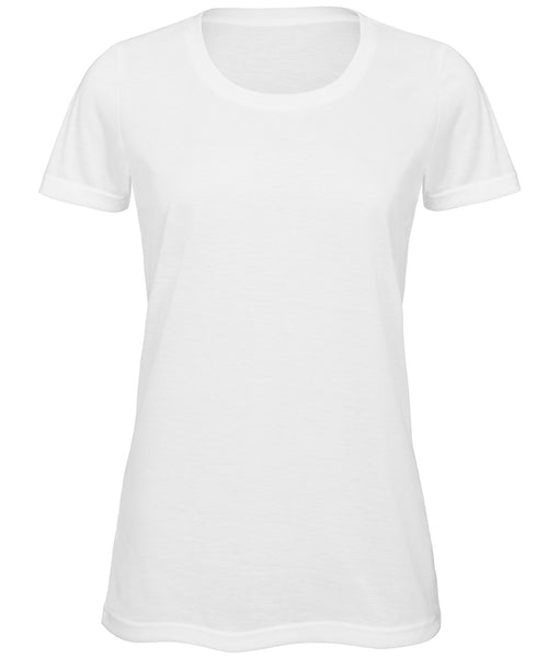 B&C Collection women's sublimation t-shirt B123F in white