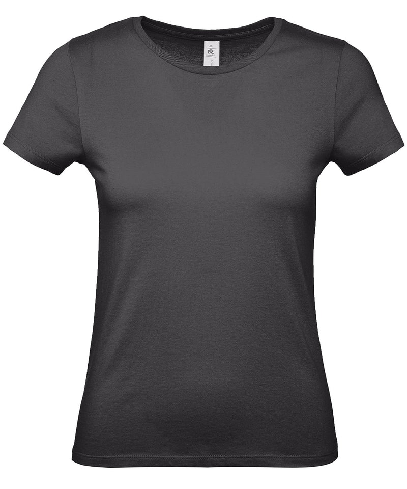 B&C Collection E150 women's t-shirt B210F in pure black