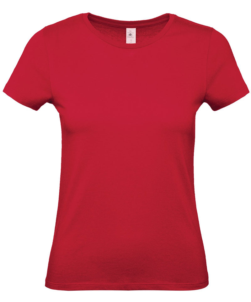 B&C Collection E150 women's t-shirt B210F in deep red