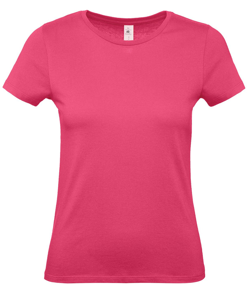 B&C Collection E150 women's t-shirt B210F in fuchsia