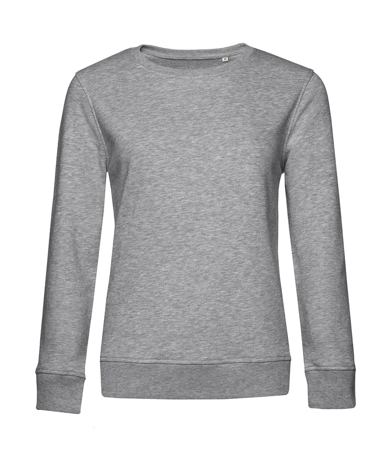 B&C Inspire crew neck women's sweatshirt B266F in heather grey