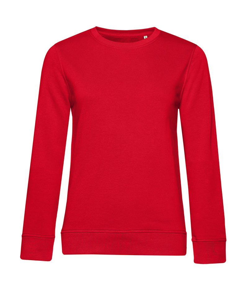 B&C Inspire crew neck women's sweatshirt B266F in red