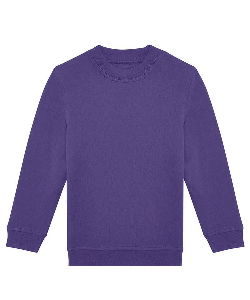 B&C Collection ID332 kids' crew sweatshirt B430B in radiant purple