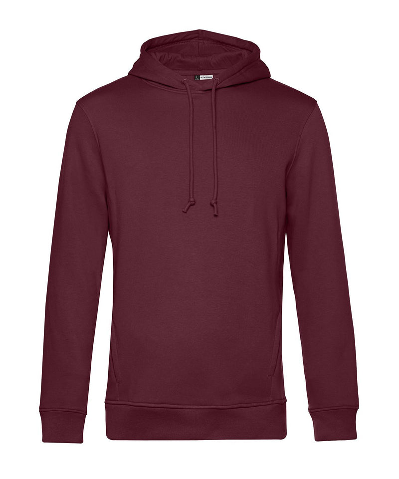 B&C Collection Inspire Hooded Sweatshirt BA001 in Burgundy