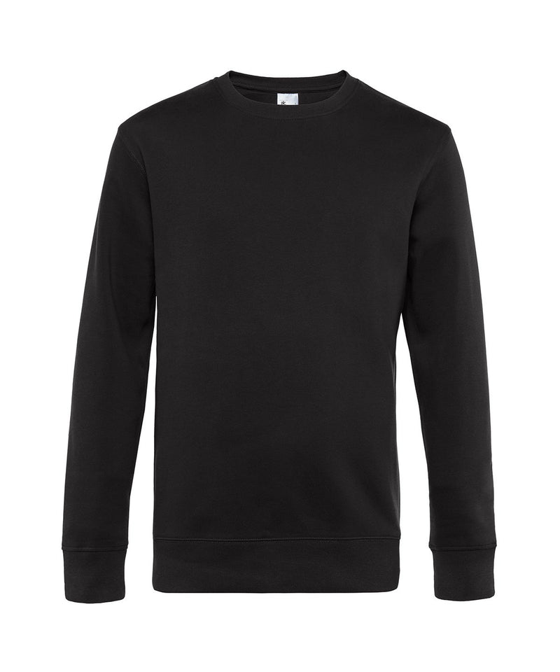 B&C Collection King Crew Neck Sweatshirt BA010 in Blackpure