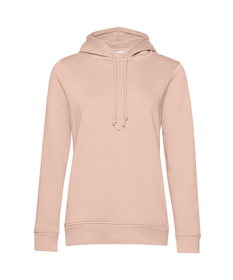 B&C Inspire women's hooded sweatshirt BA01F in soft rose
