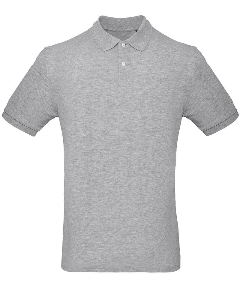 B&C Collection Inspire Polo For Men BA260 in Heathergrey
