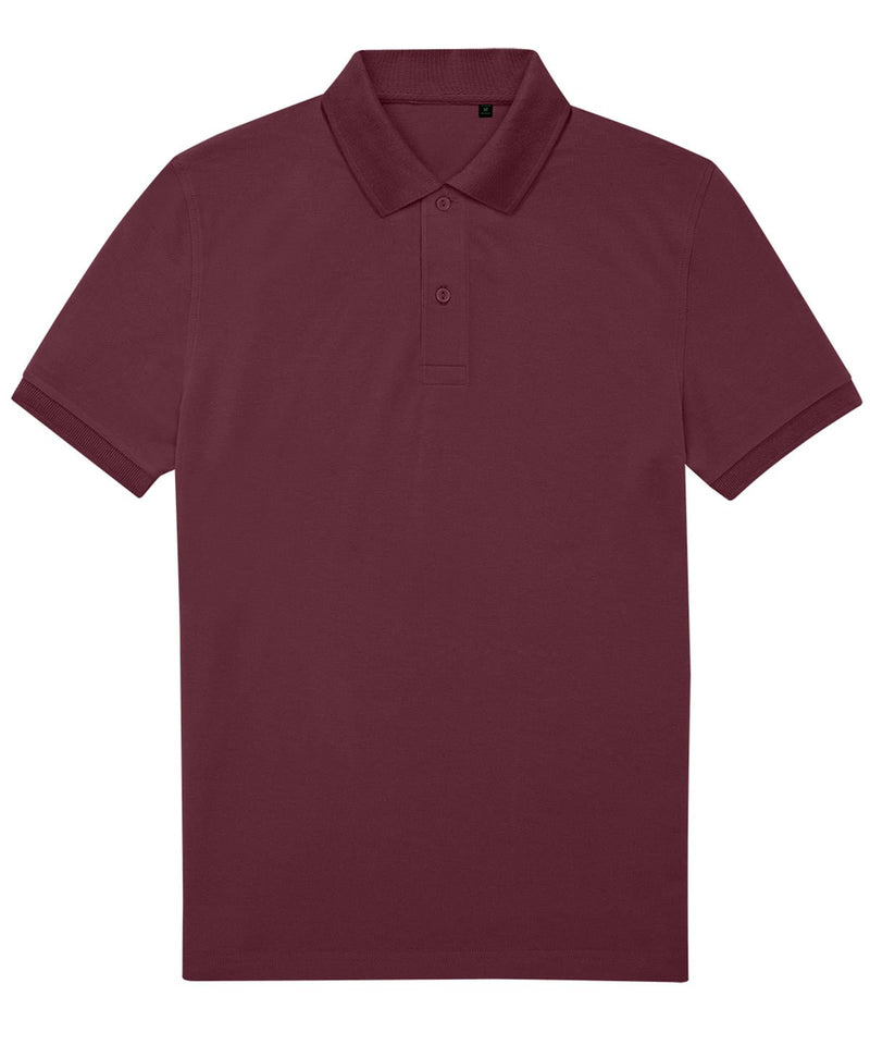 B&C Collection My Eco Polo 6535 BA265 in Burgundy