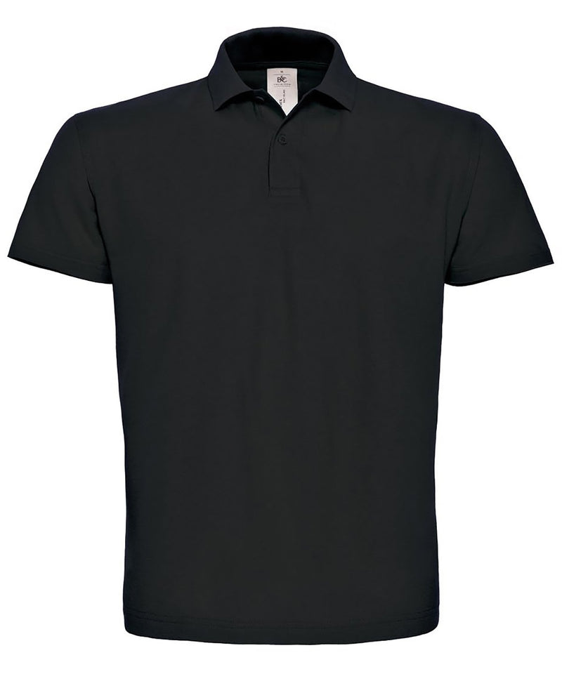B&C Collection ID001 polo shirt BA306 in black
