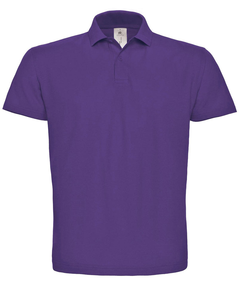 B&C Collection ID001 polo shirt BA306 in purple