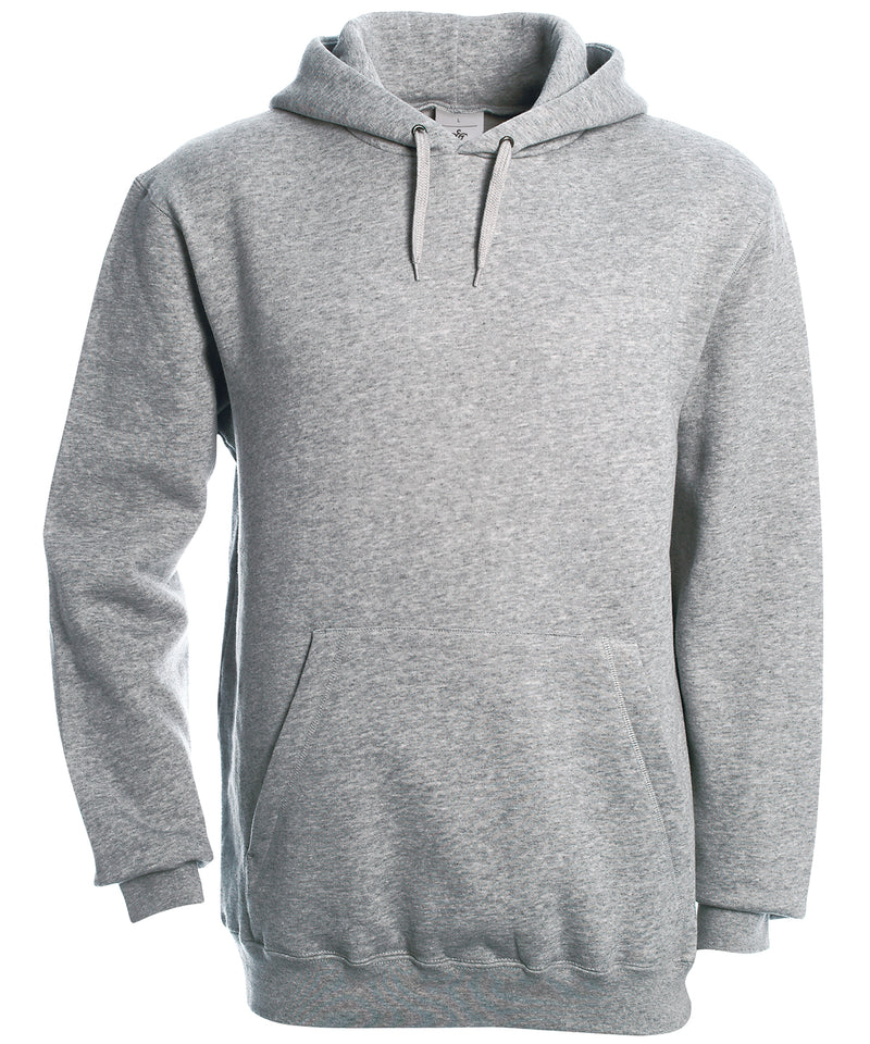 B&C Collection hooded sweatshirt BA420 in heather grey