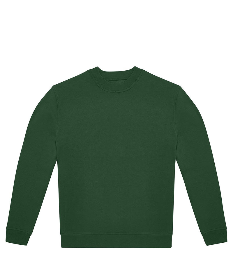 B&C Collection ID332 crew sweatshirt BA430 in bottle green