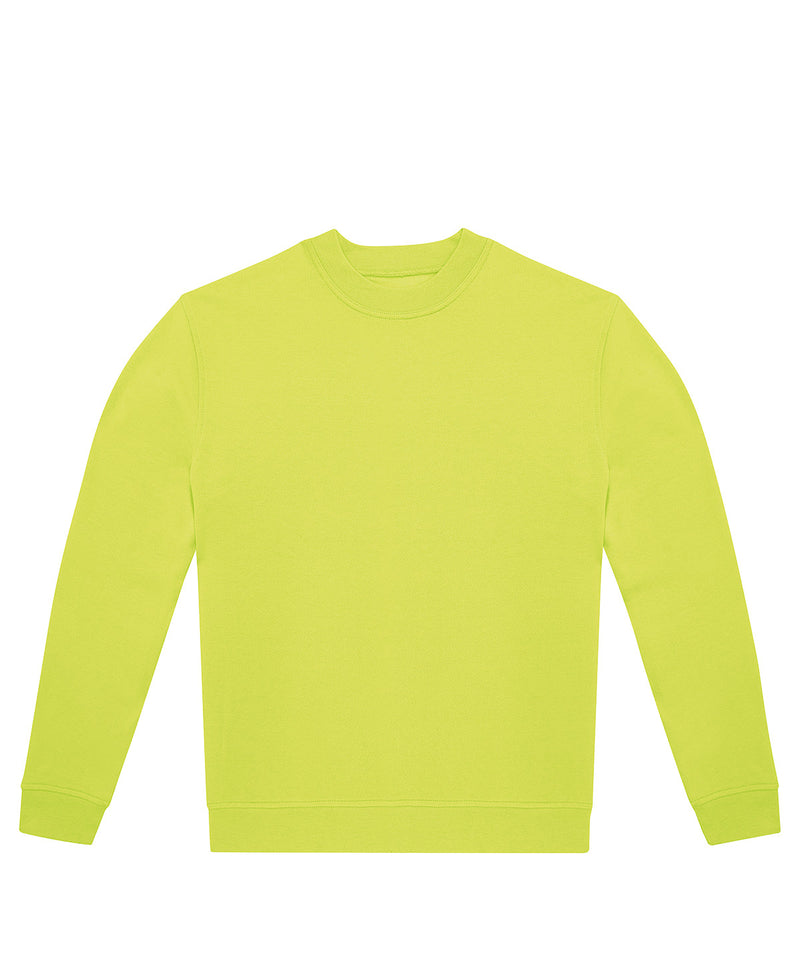 B&C Collection ID222 crew sweatshirt BA433 in acid lime