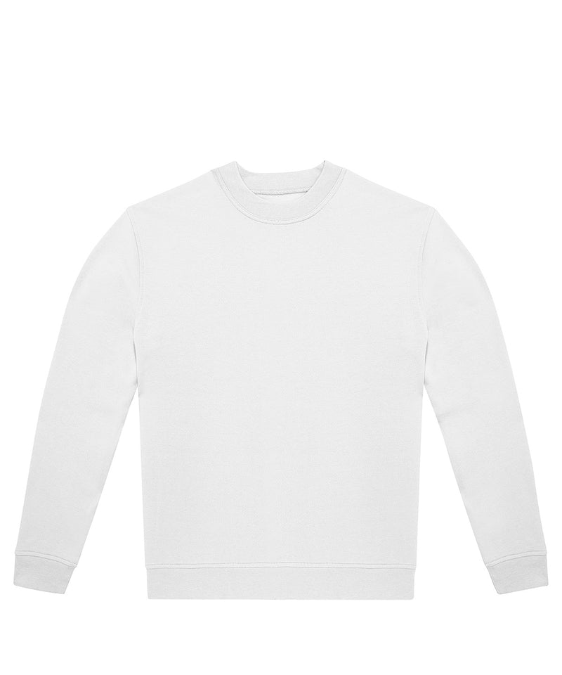 B&C Collection ID222 crew sweatshirt BA433 in white