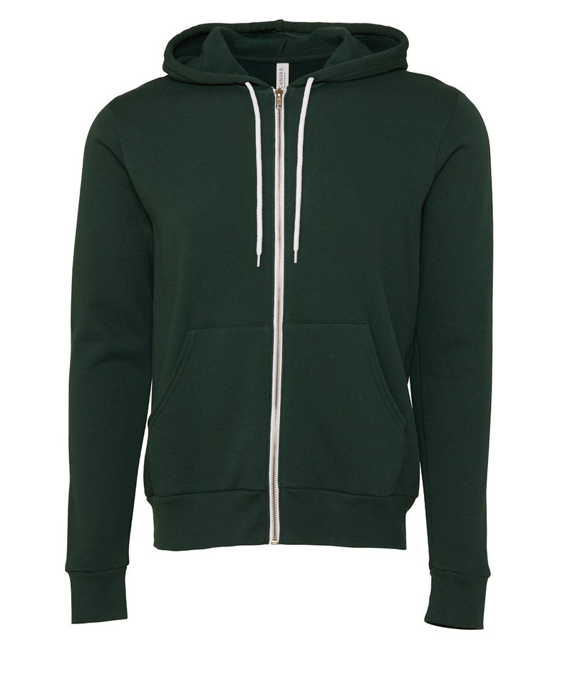 Bella Canvas Unisex Polycotton Fleece Full-Zip Hoodie