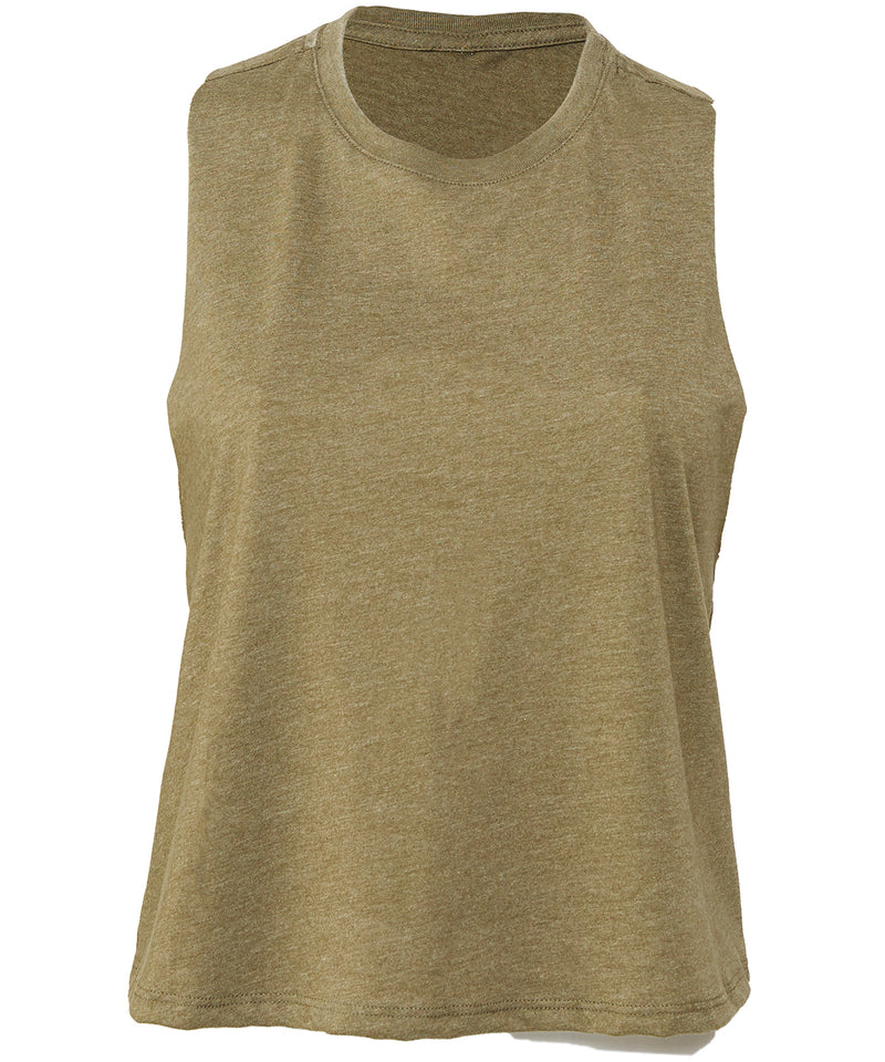Bella Canvas Women's Racerback Cropped Tank Top